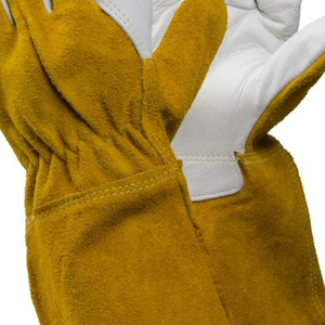 ถุงมือหนังวัวแท้กันน้ำ ป้องกันความร้อน สำหรับขับรถและเชื่อมโลหะ ลดราคาพิเศษ - Product Image 6