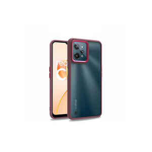 Coque arrière en silicone de protection de qualité supérieure avec motif floral rouge pour les étuis de téléphone portable Realme C31 - Product Image 1