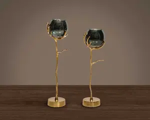 Portavelas Cena romántica Decoración del hogar Portavelas Candelabro Regalos DE BODA fabricante al por mayor proveedor - Product Image 6