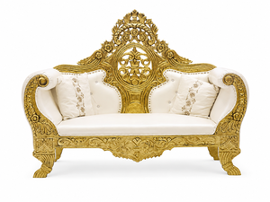 Magnífico sofá italiano para bodas, juego de sofás tallados de diseño, nuevo sofá de madera tallada en metal a precio de fábrica en Australia. - Product Image 4