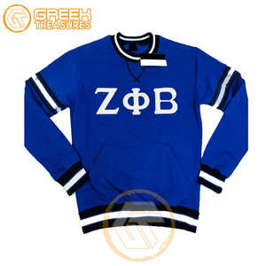 Sweat-shirt d'hiver brodé sur mesure pour femmes Zeta Phi Beta, dernière collection, vêtements de sororité en coton molletonné, vente en gros - Product Image 2