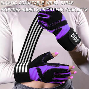 Guantes de cuero de gimnasio de protección completa personalizados de alta calidad, guantes antideslizantes para entrenamiento físico, guantes de entrenamiento para ciclismo y uso deportivo - Product Image 4