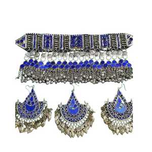 Conjunto de joyería hecha a mano afgana Kuchi en diferentes grados y precios Nuevo diseño Joyería hecha a mano afgana para boda - Product Image 1