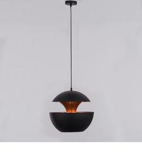 Lampe suspendue ronde en métal faite à la main en laiton AK en cuivre et blanc enduit de poudre fini pour la décoration intérieure de l'hôtel et de la maison - Product Image 2