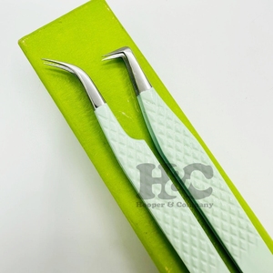 แหนบต่อขนตาแบบมืออาชีพ ดีไซน์รูปผีเสื้อ ผลิตจากสแตนเลส ทนทาน รับทำโลโก้ส่วนตัว ป้องกันแม่เหล็ก จับแน่น สำหรับขนตาแบบมิงค์ - Product Image 6