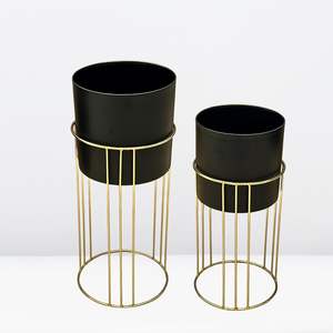 Soporte minimalista para plantas, soporte contemporáneo para plantas, macetero metálico de lujo, soporte escandinavo para plantas, soporte moderno de mediados de siglo para plantas - Product Image 6