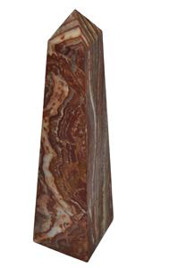 Obélisque rouge poli vintage, obélisque classique en marbre rouge, obélisques en marbre de pierre - Product Image 4