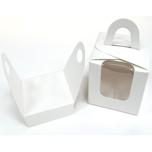 Taiwan Custom Bakery Supply Single Donut Mini Cake Pie Plastic <b>Window</b> Packaging Boxes - Product Image 3