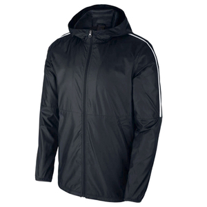 Chaqueta Impermeable Cortavientos para Hombre, Profesional, Económica, al por Mayor, 100% Poliéster, Negra, con Capucha, para Senderismo y Trekking, Personalizable - Product Image 4