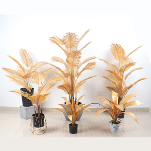Tùy Chỉnh Kích Thước Giả Nhà Máy Vàng Nhân Tạo Areca Cây Cọ Giả Cây Nhiệt đới 5ft Cây Cọ Nhân Tạo Cho Trong Nhà Ngoài Trời Trang Trí Nội Thất - Product Image 3