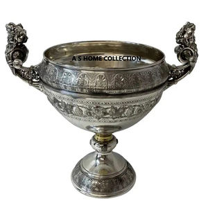 Bol martelé en métal de nouvelle forme de vente chaude avec le bol de noix d'or de fleur de lotus - Product Image 5