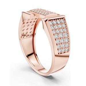Bague pour femme en diamant de laboratoire de 0,794 carats, clarté VVS-VS EF, or 18 carats, 14 carats, 10 carats et argent 925, or rose, or jaune, or blanc - Product Image 4