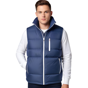 Men's Outerwear Vest for Men Winter Puffer Vests <b>Fleece</b> <b>Lined</b> Outdoor Warm Sleeveless puffer <b>Jackets</b> - Product Image 3