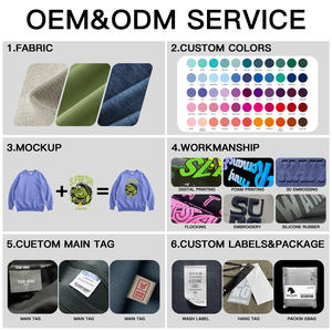 Sweat à capuche zippé pour homme, coupe ample, en molleton de coton épais 360 g/m², respirant, avec broderie vintage délavée, haute qualité - Product Image 4