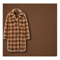 Tissu Sherpa Faux Shearling Teddy Polaire Doublure Peluche Polyester Tissu pour Vestes Hoodies Couvertures Fournisseur En Gros