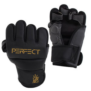 Guantes de Kickboxing MMA antilesiones para adultos más vendidos, guantes de boxeo de 8oz, absorción de golpes, medio dedo, venta al por mayor, cuero para exteriores - Product Image 6