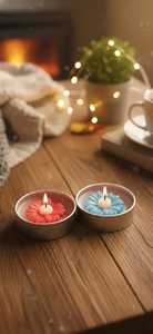 Vela aromática en mini lata de metal OEM, cera de parafina, etiqueta privada personalizada disponible, mejor precio de fabricante indio - Product Image 6