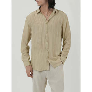 Chemise décontractée pour homme CORMAC, 100% coton, tissu popeline tissé, respirant et à rayures -- MC2366 - Product Image 1