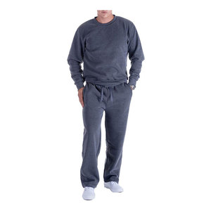 High Quality Washed Flared Jogger Sweatpants Men Custom Logo Patchwork <b>Elastic</b> Canvas Quick-Drying Breathable Customizable - Product Image 4