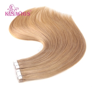Extensiones de Cabello Remy Chino 100% al por Mayor, con Cutícula Alineada, Doble Trama, Suaves, Sin Caída, Color Claro, Cabello Liso Natural - Product Image 1