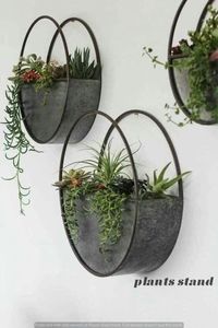Macetas de Metal colgantes para interiores y exteriores de 2 piezas para decoración del hogar y Hotel para maceta de flores y plantas de jardín - Product Image 5