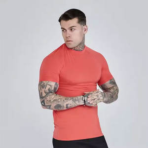Camiseta de algodón 100% de calidad superior con gráfico de logotipo personalizado para hombre, camiseta transpirable ajustada para gimnasio, ropa de calle, ropa informal genial - Product Image 4