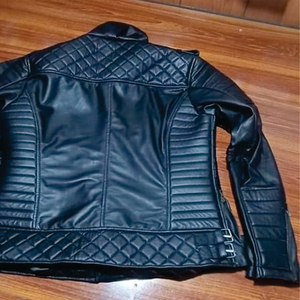 แจ็คเก็ตบอมเบอร์แบบกำหนดเอง แจ็คเก็ตหนัง แจ็คเก็ตหนังผู้ชาย ขายส่งแจ็คเก็ตหนังแบบ OEM แจ็คเก็ตนักแข่งหนังสำหรับผู้หญิง - Product Image 2