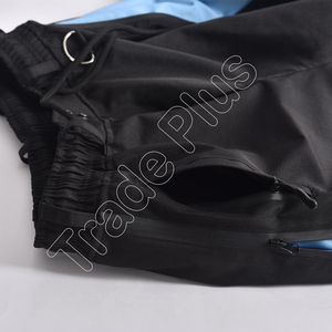 Pantalon de ski unisexe noir et bleu, imperméable, respirant, taille élastique, vêtements de neige pour adultes - Product Image 3