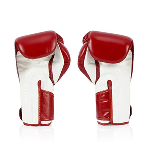 Guantes de boxeo profesionales MMA Cuero PU personalizado con cierre y logotipos Tamaños disponibles 10oz 12oz 14oz 16oz - Product Image 2