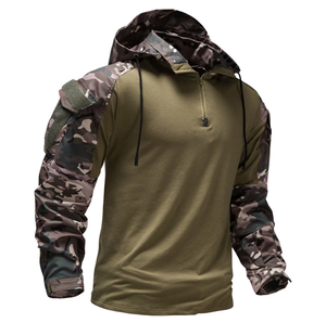 OEM Custom Logo High Quality Cotton Polyester Stylish Streetwear Men's Winter Camouflage Hoodies Plus Size Essential Hot Sale - Product Image 2