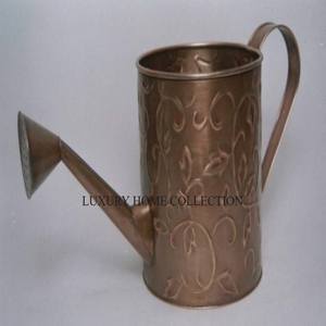 Antique Rustic Farmhouse Metal <b>Water</b> <b>Can</b> with Golden Polished Finished a Beautifully Weathered Patina for a Timeless Appeal - Product Image 6