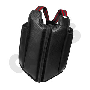 Protection corporelle de boxe MMA personnalisée, protège-poitrine en cuir respirant pour entraînement intensif - Product Image 2