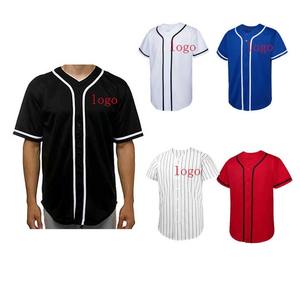 Camisetas de béisbol con logotipo personalizado de servicio OEM, camisetas deportivas transpirables de poliéster 100% de alta calidad para hombre, venta al por mayor - Product Image 6