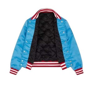 Veste bomber en toile pour homme, style streetwear, design personnalisé OEM, doublure matelassée ample, col montant, imperméable à l'avant - Product Image 6