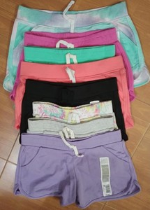 Shorts Deportivos de Playa para Mujer, Transpirables, Impermeables, Ecológicos, de Spandex/Algodón, Teñidos en Prenda, de Secado Rápido, Cintura Elástica, Ajuste Ceñido - Product Image 3