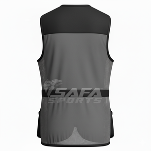 Haute qualité 100% coton voyage Skeet gilet multi-poches sans manches gilet de chasse en plein air avec maille pour le tir - Product Image 4