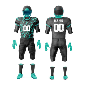 Premium <b>Athletic</b> Club American Football Uniform Breathable Anti-Bacterial Moisture-Wicking Sportswear for Training & Competition - Product Image 2