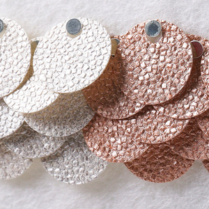 Lentejuelas Sueltas con Textura de Cuadrícula Marrón Beige Vintage de SHENYUE, Gran Venta, para Bordado de Ropa, Proyectos de Manualidades, Hecho a Mano - Product Image 3