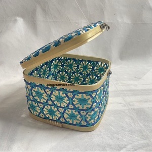 Holesale amboo-cestas de regalo de mimbre para horno, caja de embalaje de Bambú - Product Image 4