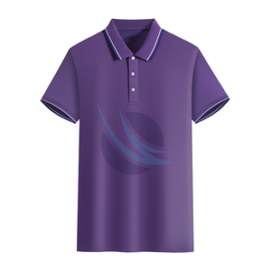 Vente en gros Polo en coton pur Chemises polo unisexe pour hommes et femmes Chemises polo en coton avec logo personnalisé - Product Image 2
