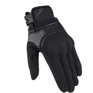 Leather Windproof Motorbike <b>Gloves</b> Full Finger with Reinforced Palm Protection for Unisex Outdoor <b>Sports</b> - Product Image 5