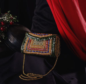 Sac d'embrayage en métal de pierre jaune de l'artisanat de luxe nouveau Design meilleur sac à main de soirée usage quotidien fête de mariage enveloppe à la mode bas - Product Image 6