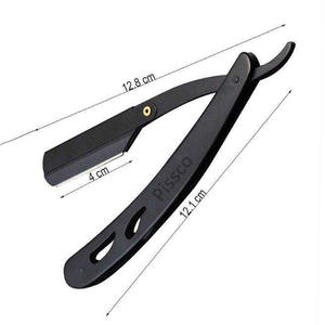 มีดโกนหนวดสแตนเลสแบบตรงรุ่นใหม่ มีดโกนพับได้สำหรับตัดเครา มีดโกนสำหรับผู้ชาย มีดโกนสำหรับช่างตัดผม - Product Image 4