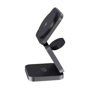 Chargeur pliable 3-en-1 15W, produit intelligent pour la maison, gadgets durables pour la planète - Product Image 4