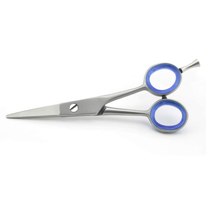Wholesale 5" German Stainless Steel Salon Scissors PU <b>Leather</b> <b>Pouch</b> Straight Razor Beard Moustache Scissors Thinning - Product Image 6