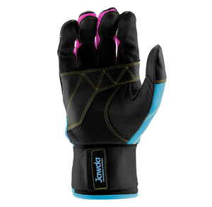 Fabricant direct d'usine Gants de frappeur de baseball pour adultes conçus sur mesure en cuir de haute qualité doigt complet droitier - Product Image 3