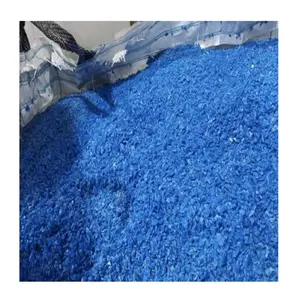 Venta caliente Chatarra HDPE Balas de tambor azul, HDPE Molido azul, Balas de plástico Tambor HDPE Chatarra