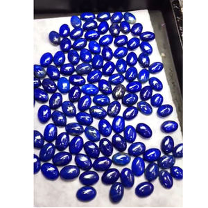 Lote de 490 Piezas de Lapislázuli Natural, Cabujones Ovalados de 9x7, 10x8, 11x9, 12x10, 14x10, 16x12 mm, 2490 Quilates, Buena Calidad, US$171 - Product Image 1