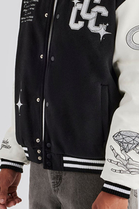 Chaqueta Universitaria Premium Unisex, Forro Acolchado Cálido, Resistente al Viento, Ecológica para Clima Frío, Uso en Equipo, Personalizable en la Parte Delantera - Product Image 4