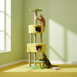 อมิสตาร์ ฟลาวเวอร์ พีค คลาสสิค – ต้นไม้แมวพรีเมียมสำหรับทุกขนาด - Product Image 1